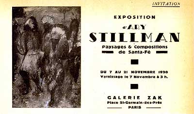 Cover of Exhibition at Galerie Zak